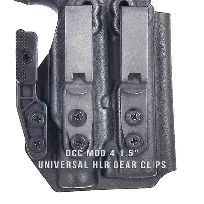 4BROS Holster with Discreet Carry Concepts 1.5" Mod 4 HLR Gear Clips 
