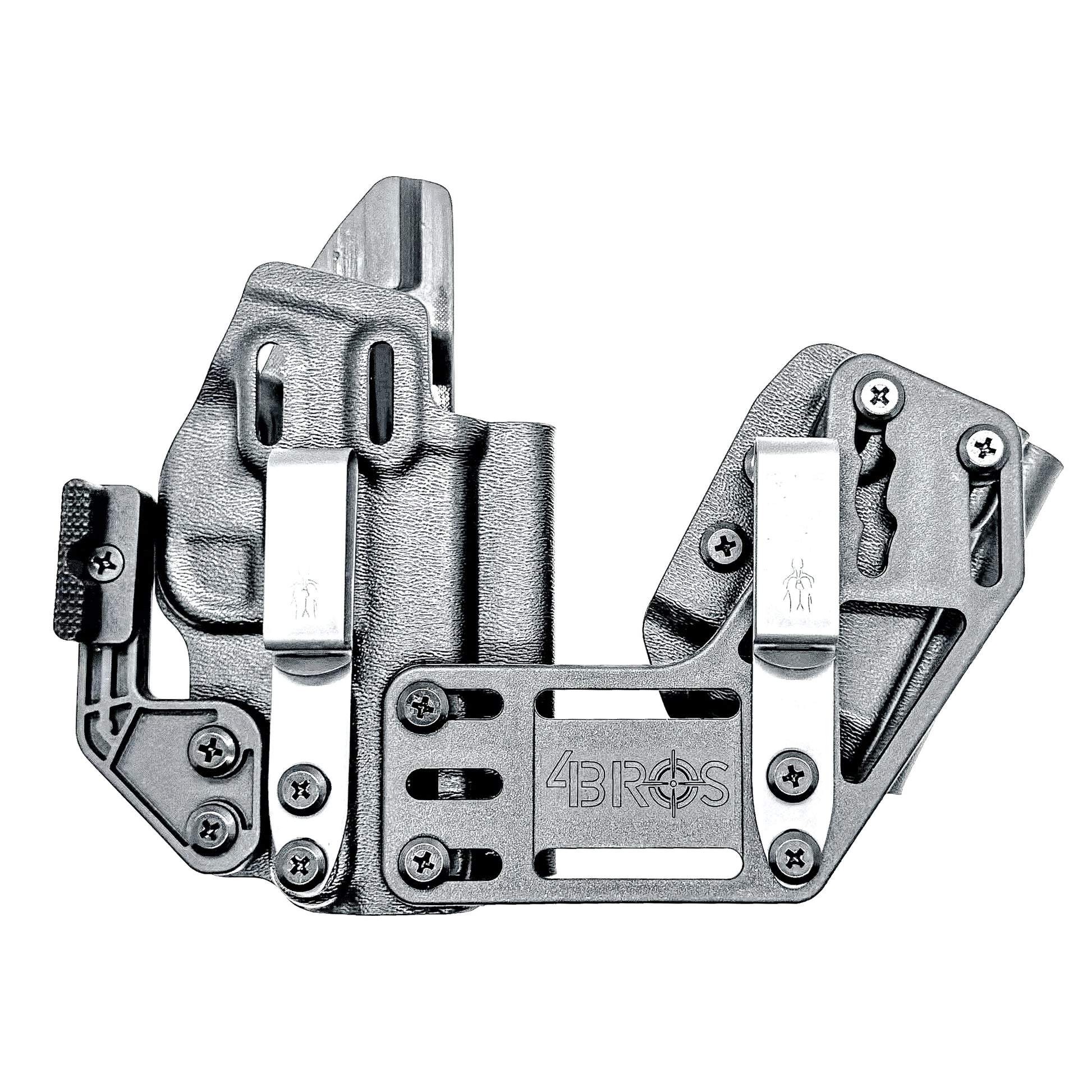 4BROS FN RaceCar Appendix Rig combines comfortable Inside Waistband carry with an adjustable IWB appendix holster for concealed carry.