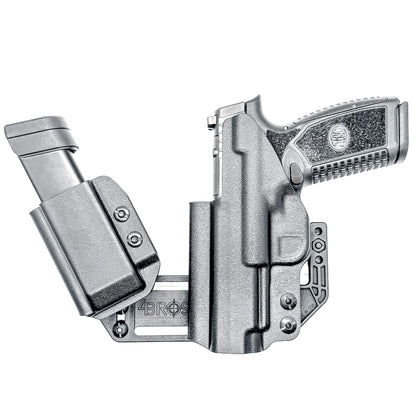 4BROS FN RaceCar Appendix Rig combines comfortable Inside Waistband carry with an adjustable IWB appendix holster for concealed carry.
