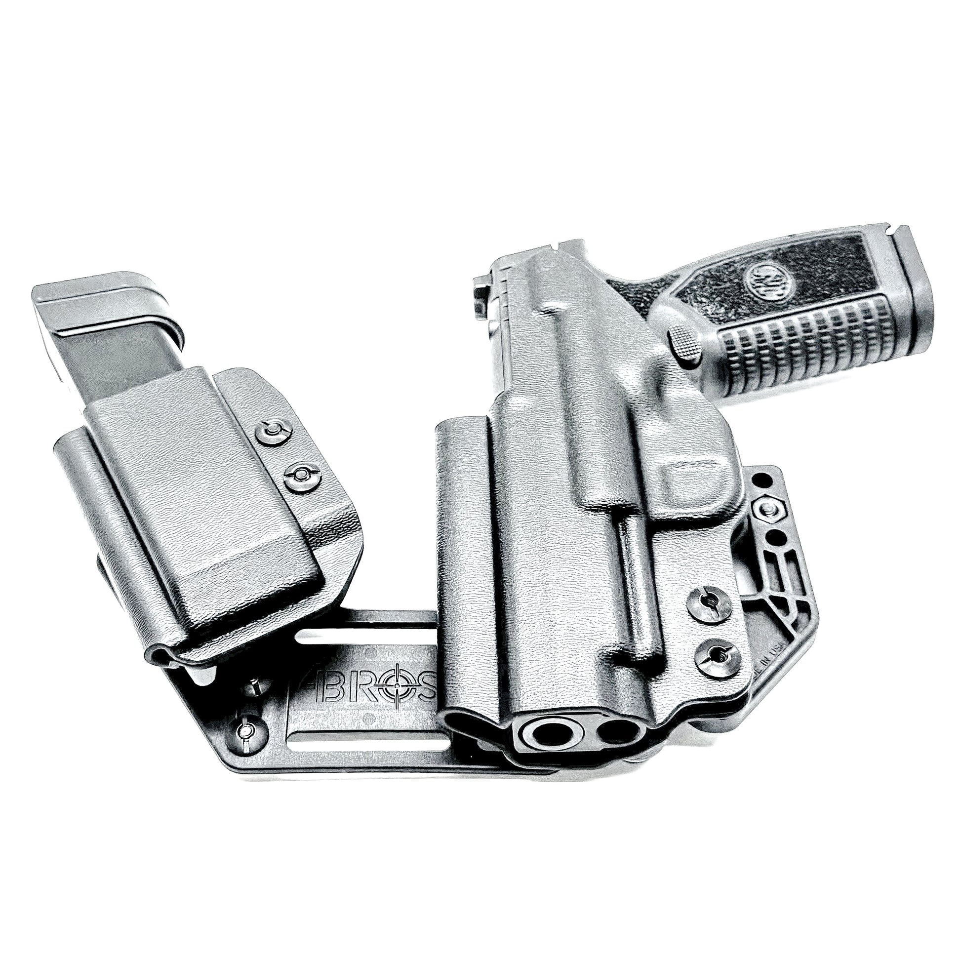 4BROS FN RaceCar Appendix Rig combines comfortable Inside Waistband carry with an adjustable IWB appendix holster for concealed carry.