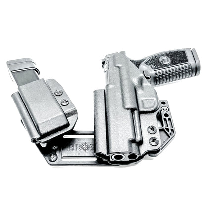 4BROS FN RaceCar Appendix Rig combines comfortable Inside Waistband carry with an adjustable IWB appendix holster for concealed carry.