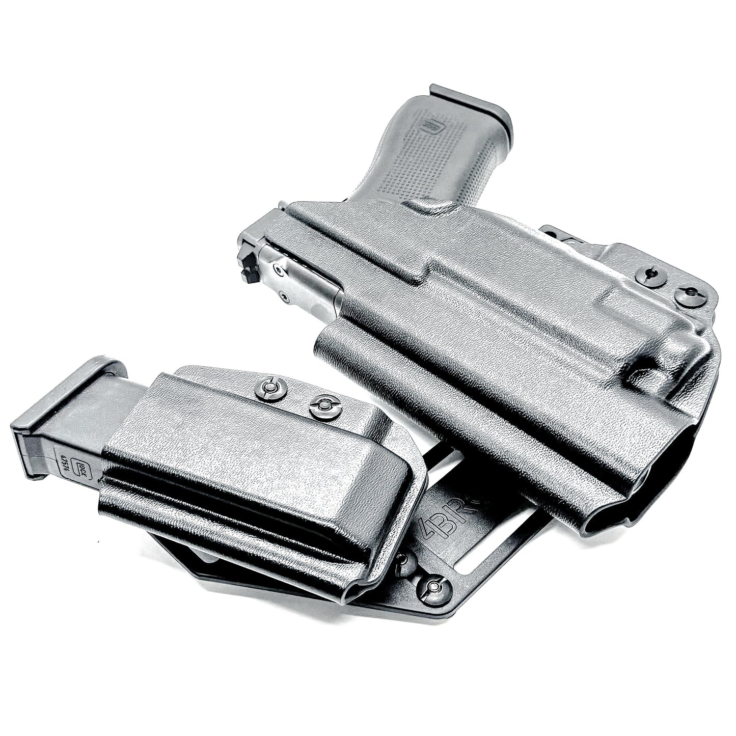 4BROS Glock RaceCar Appendix Rig IWB appendix holster with sidecar magazine carrier