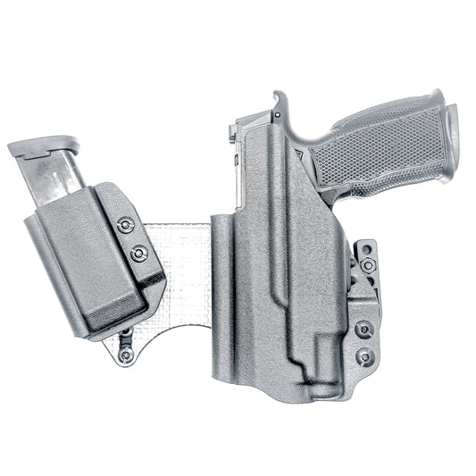 The 4Bros Holsters Icarus Precision Dadbod Appendix Rig offers comfort, secure retention, and better concealment for bigger guys who carry pistols appendix. Made in the USA