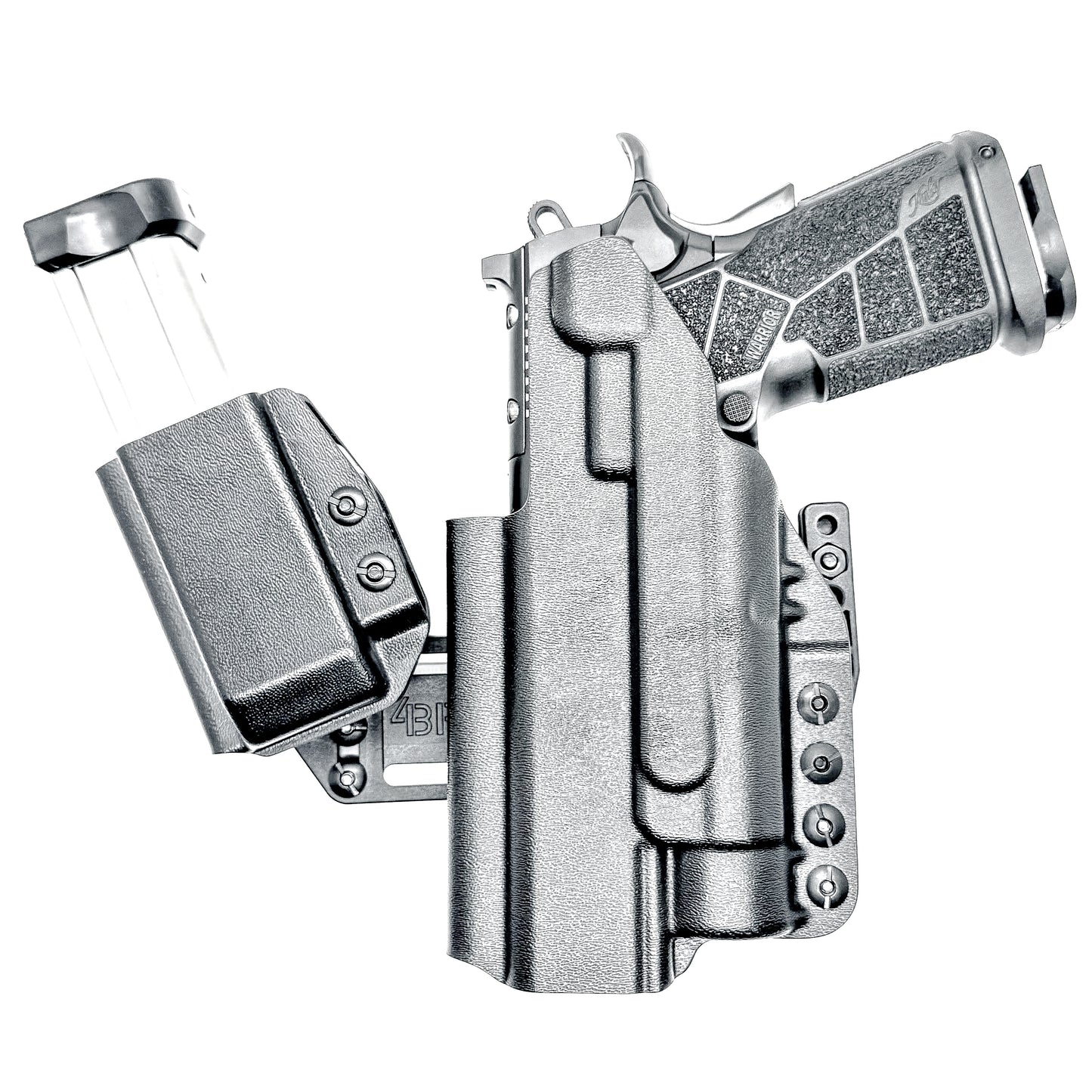 4BROS Kimber DS Warrior RaceCar Appendix Rig delivers comfortable Inside Waistband carry with an adjustable IWB sidecar design