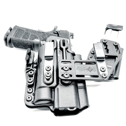 4BROS Kimber DS Warrior RaceCar Appendix Rig delivers comfortable Inside Waistband carry with an adjustable IWB sidecar design