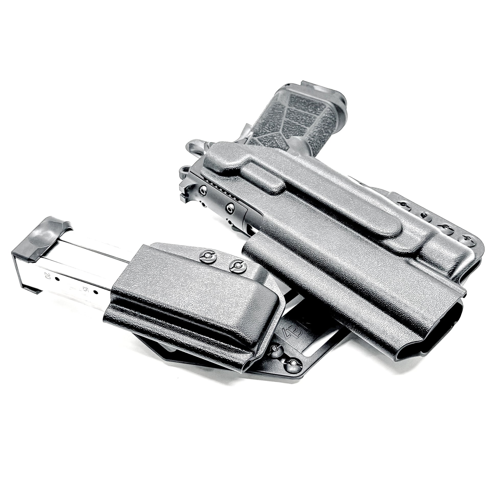 4BROS Kimber DS Warrior RaceCar Appendix Rig delivers comfortable Inside Waistband carry with an adjustable IWB sidecar design