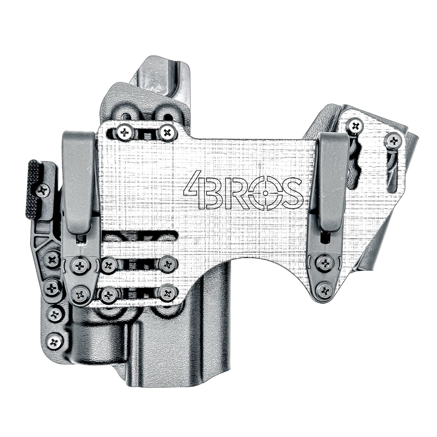 Kimber IWB holster. Inside Waistband DadBod appendix holster with adjustable sidecar, light-bearing compatibility, and all-day comfort.