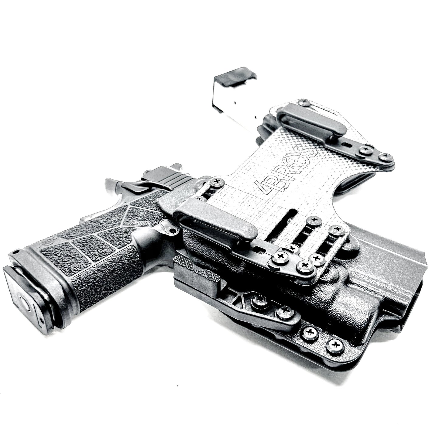 Kimber IWB holster. Inside Waistband DadBod appendix holster with adjustable sidecar, light-bearing compatibility, and all-day comfort.