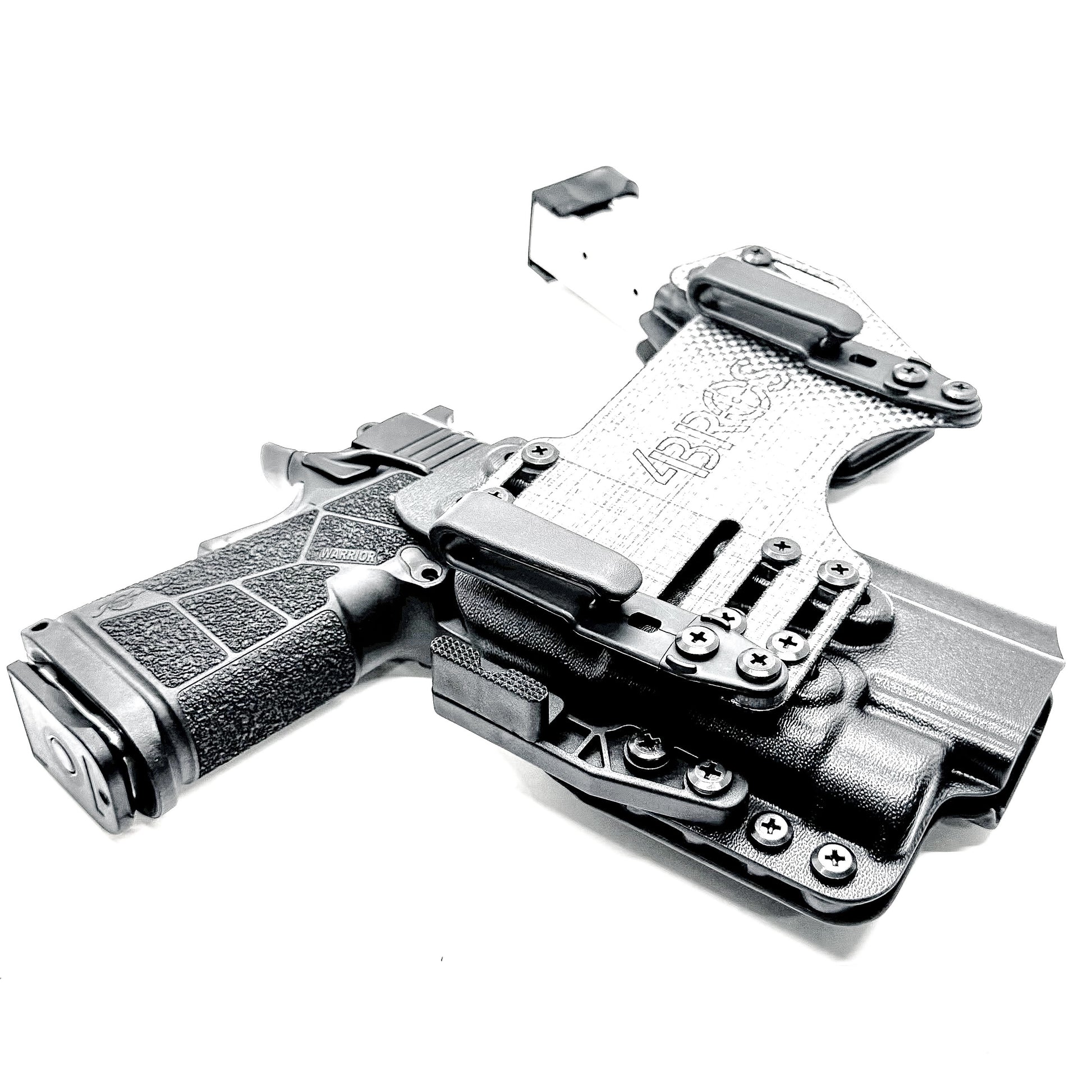 Kimber IWB holster. Inside Waistband DadBod appendix holster with adjustable sidecar, light-bearing compatibility, and all-day comfort.