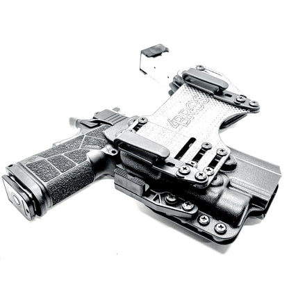 Kimber IWB holster. Inside Waistband DadBod appendix holster with adjustable sidecar, light-bearing compatibility, and all-day comfort.