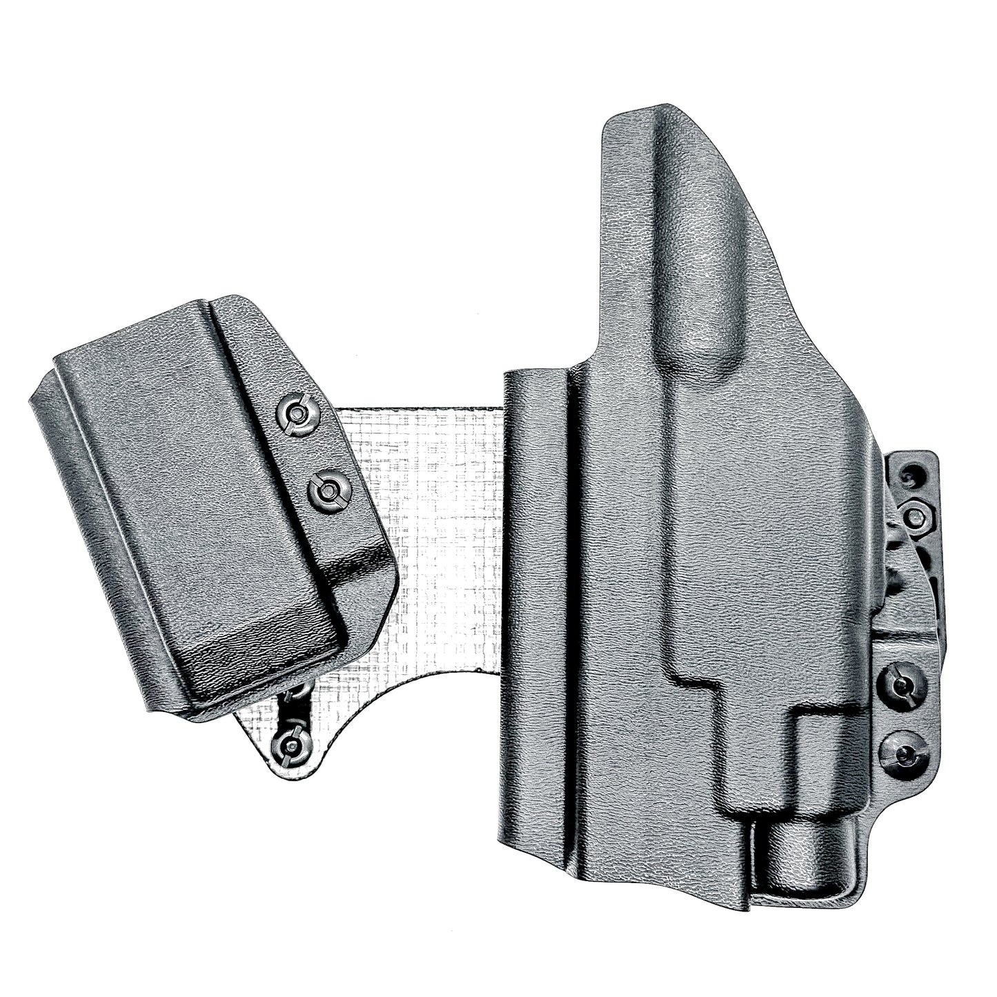The 4Bros Holsters Ruger Dadbod Appendix Rig offers comfort, secure retention, and better concealment for bigger guys who carry pistols appendix. Made in the USA