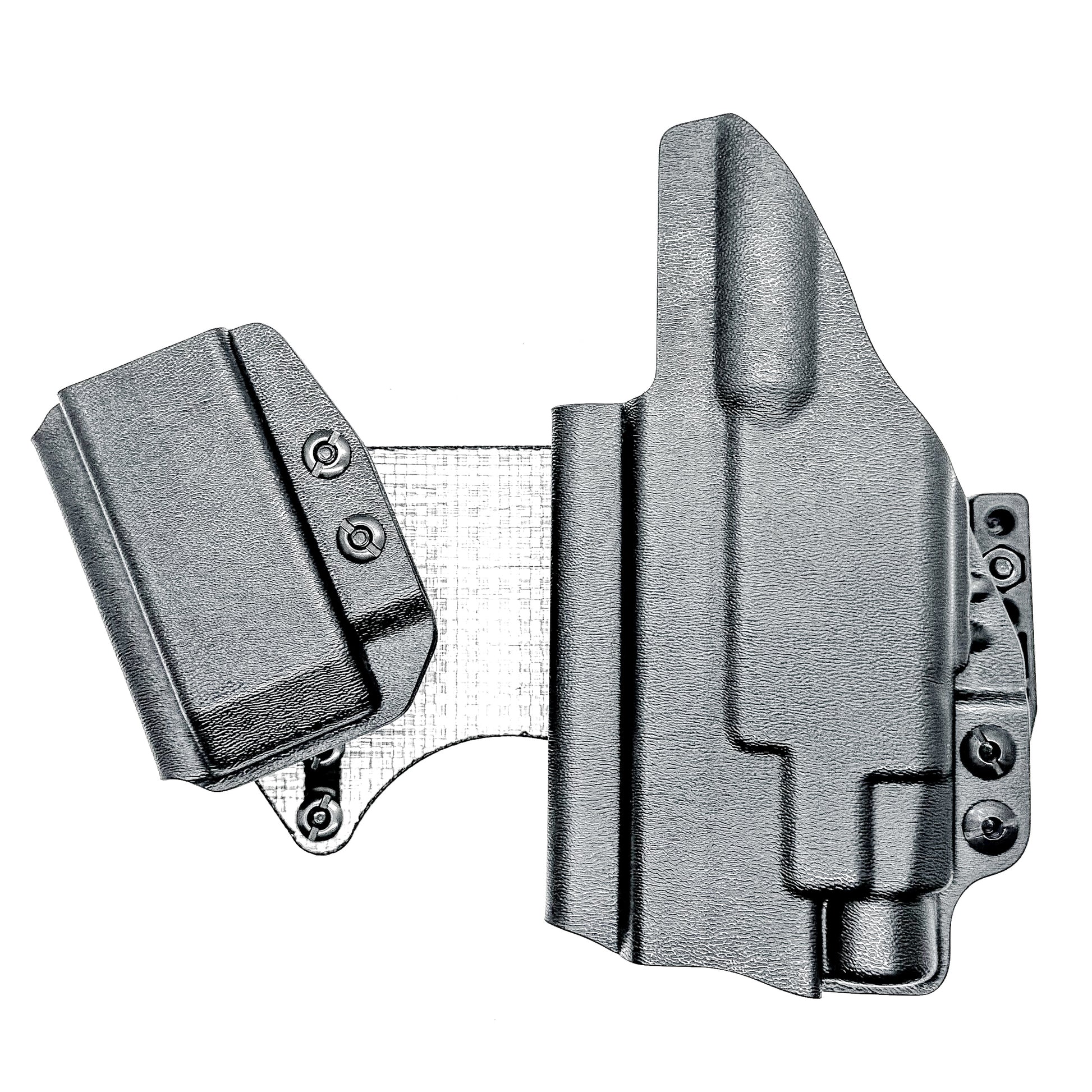 The 4Bros Holsters Ruger Dadbod Appendix Rig offers comfort, secure retention, and better concealment for bigger guys who carry pistols appendix. Made in the USA