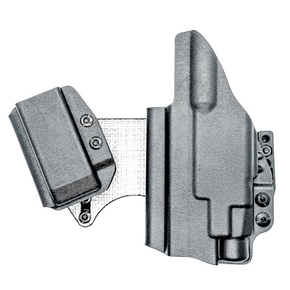 The 4Bros Holsters Ruger Dadbod Appendix Rig offers comfort, secure retention, and better concealment for bigger guys who carry pistols appendix. Made in the USA