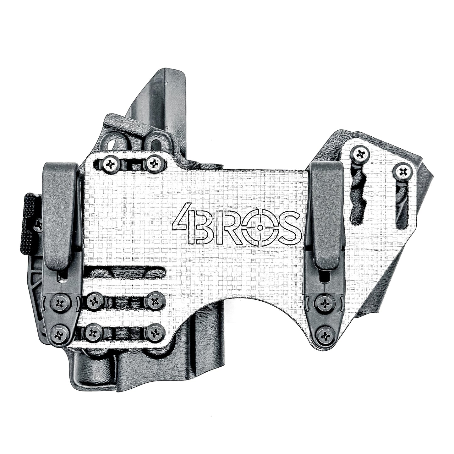 The 4Bros Holsters Ruger Dadbod Appendix Rig offers comfort, secure retention, and better concealment for bigger guys who carry pistols appendix. Made in the USA
