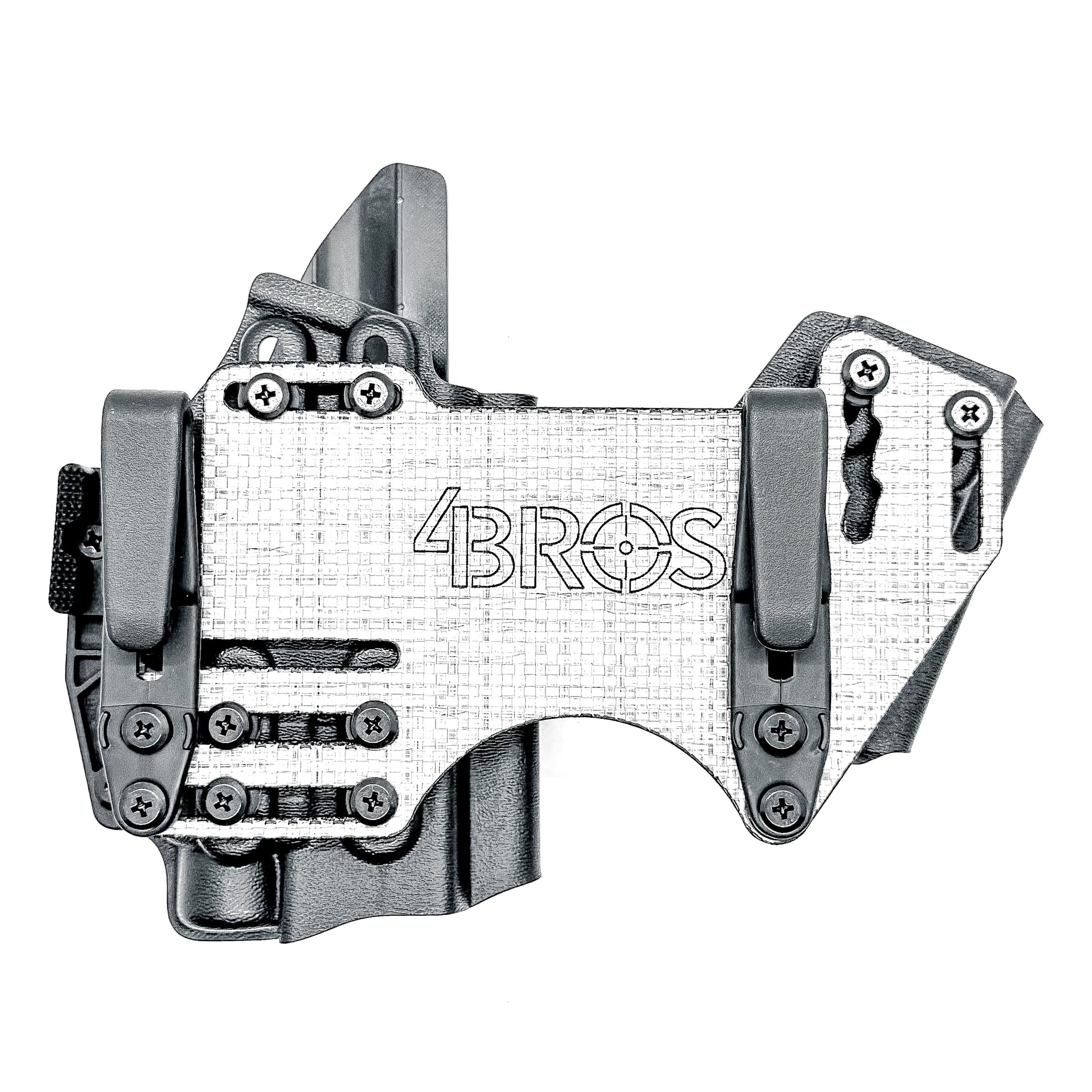The 4Bros Holsters Ruger Dadbod Appendix Rig offers comfort, secure retention, and better concealment for bigger guys who carry pistols appendix. Made in the USA