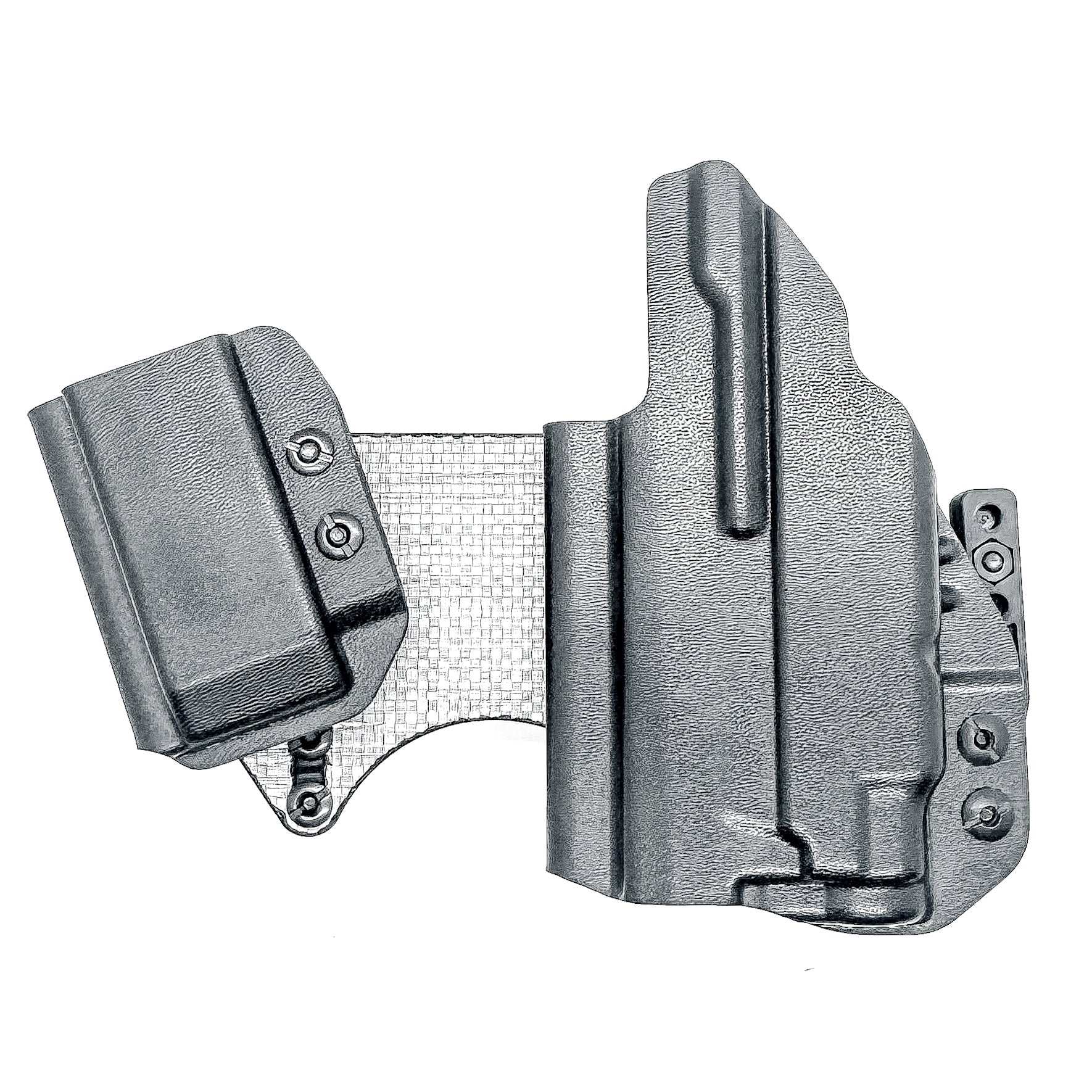 The 4Bros Holsters Sig Sauer Dadbod Appendix Rig offers comfort, secure retention, and better concealment for bigger guys who carry pistols appendix. Made in the USA