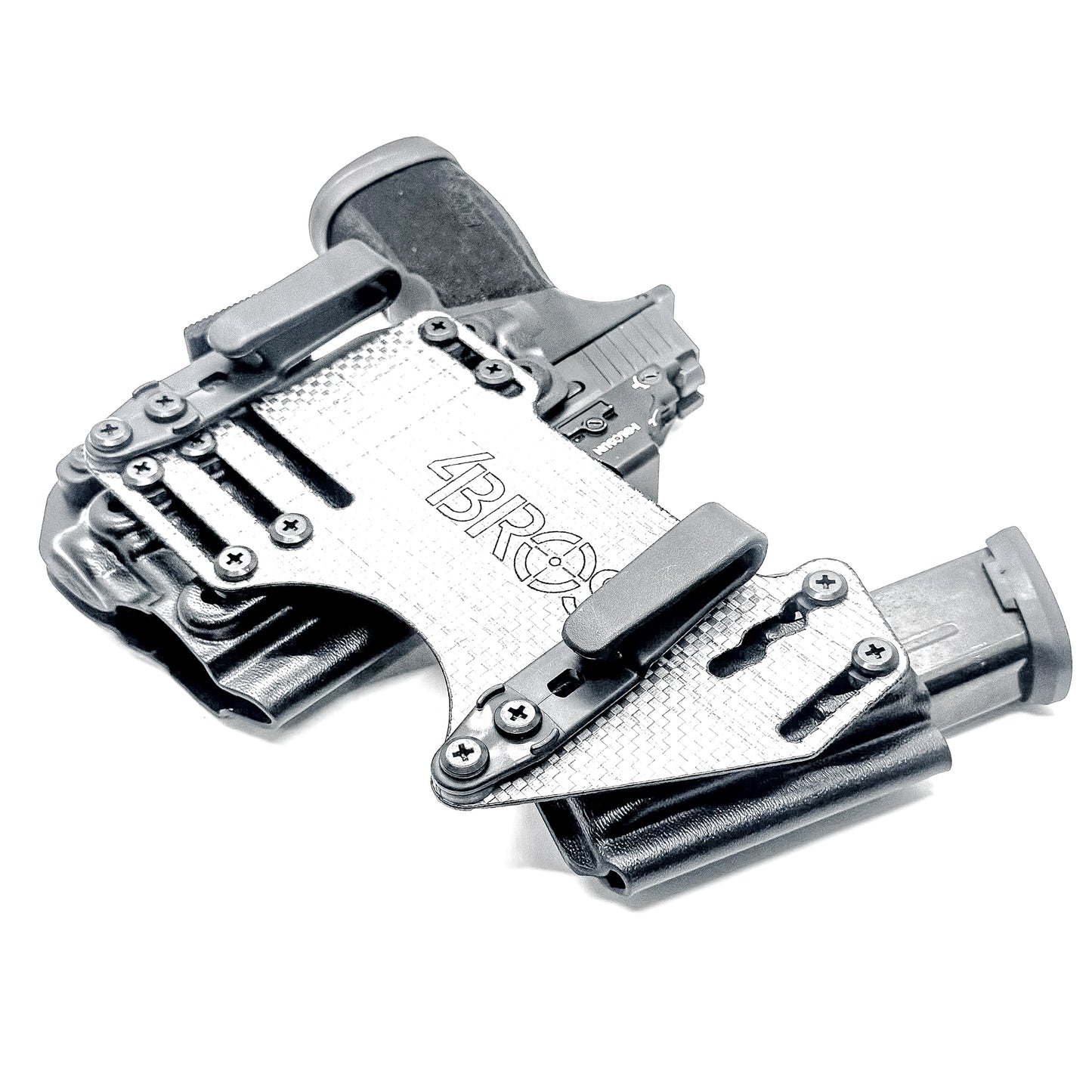 The 4Bros Holsters Sig Sauer Dadbod Appendix Rig offers comfort, secure retention, and better concealment for bigger guys who carry pistols appendix. Made in the USA
