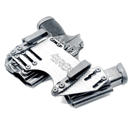 The 4Bros Holsters Sig Sauer Dadbod Appendix Rig offers comfort, secure retention, and better concealment for bigger guys who carry pistols appendix. Made in the USA