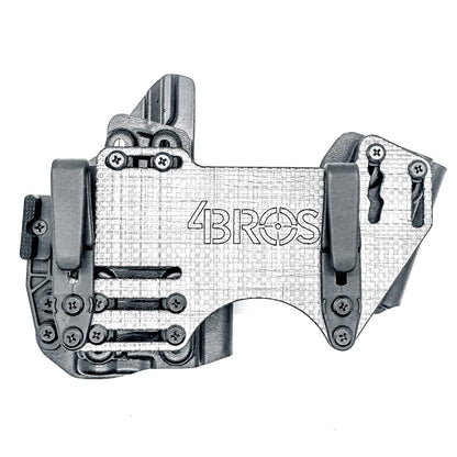 The 4Bros Holsters Sig Sauer Dadbod Appendix Rig offers comfort, secure retention, and better concealment for bigger guys who carry pistols appendix. Made in the USA
