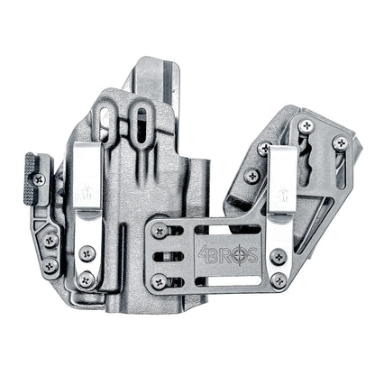 4BROS Sig Sauer P320 RaceCar Appendix Rig combines comfortable Inside Waistband carry with an adjustable IWB appendix holster for concealed carry.