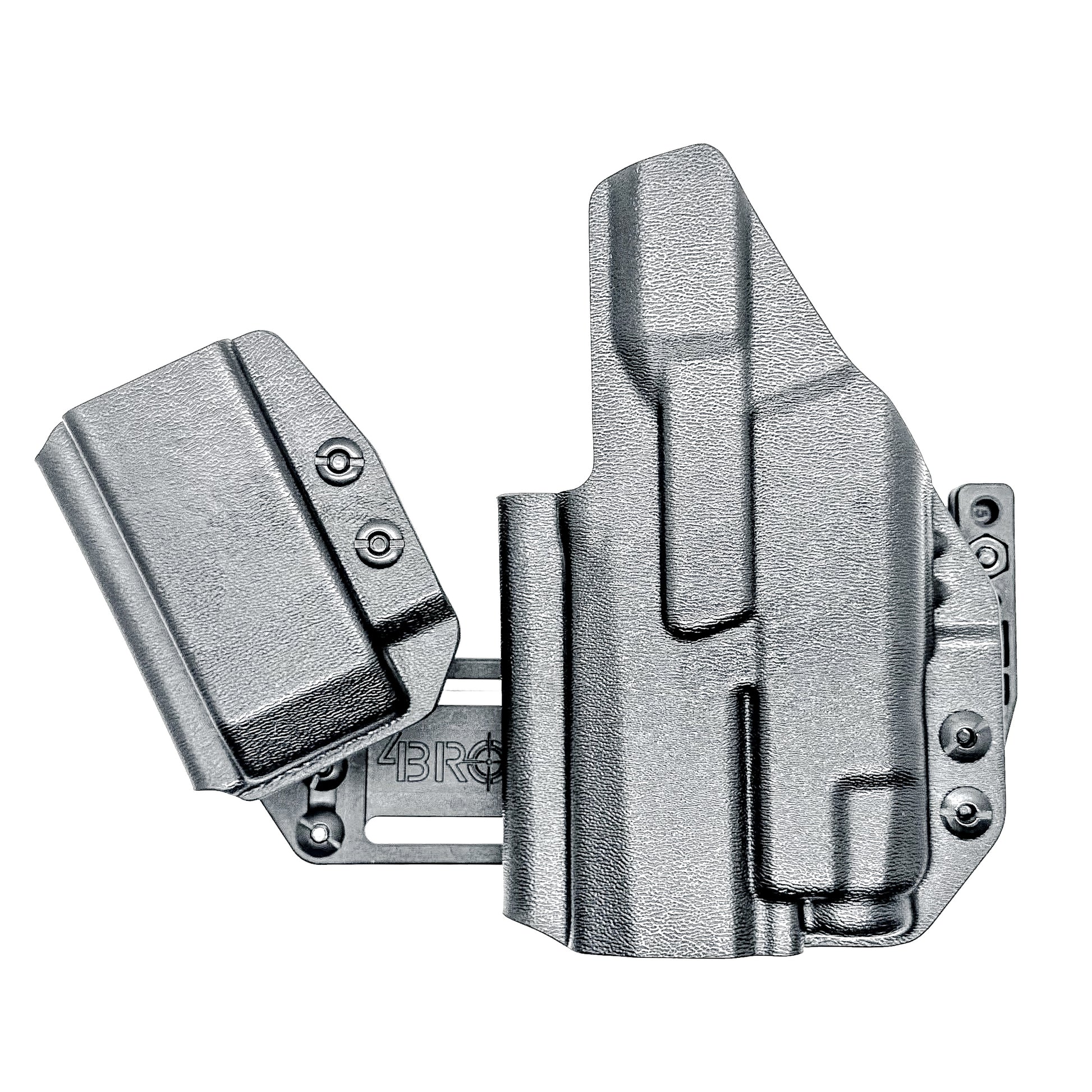4BROS Sig Sauer P320 RaceCar Appendix Rig combines comfortable Inside Waistband carry with an adjustable IWB appendix holster for concealed carry.