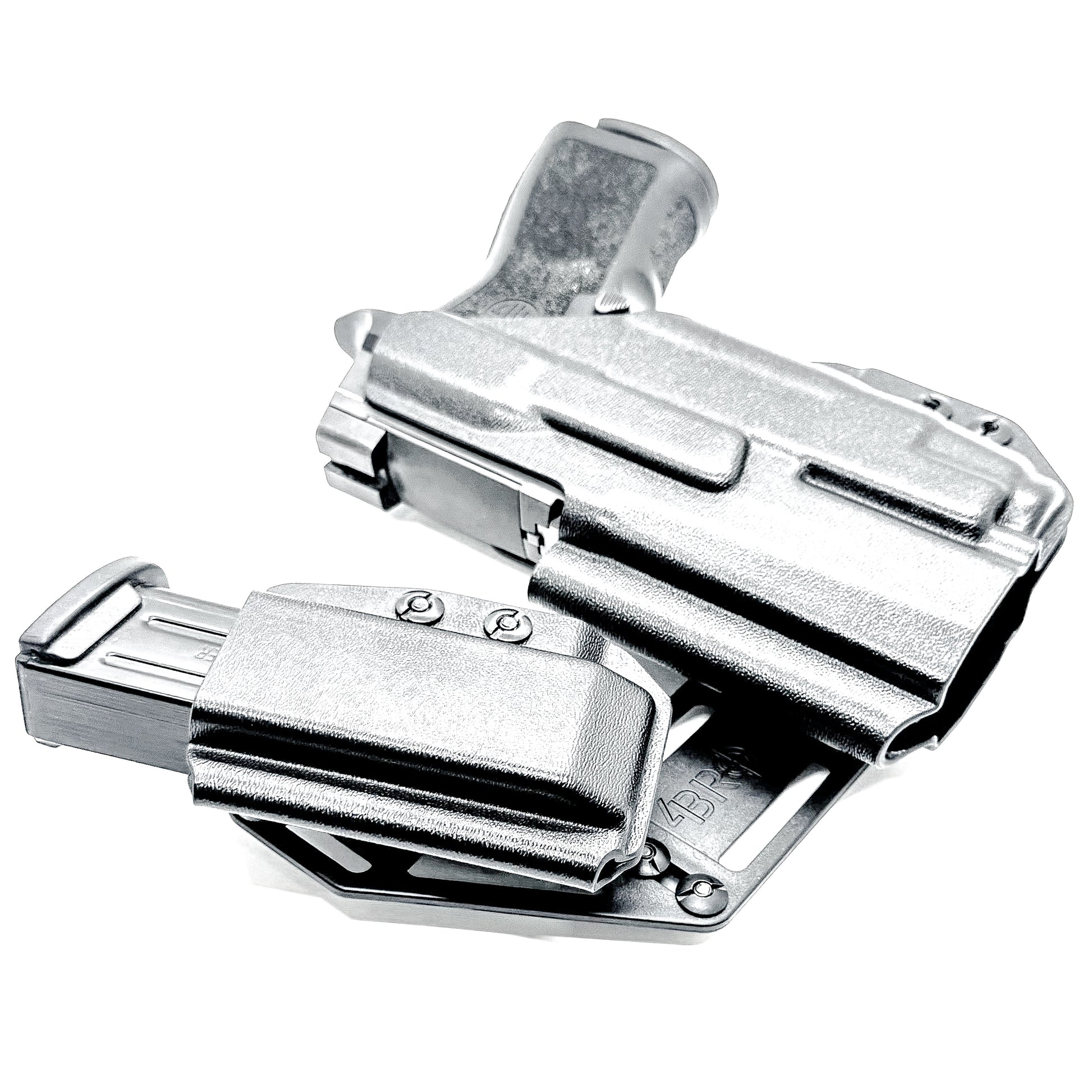 4BROS Sig Sauer P320 RaceCar Appendix Rig combines comfortable Inside Waistband carry with an adjustable IWB appendix holster for concealed carry.