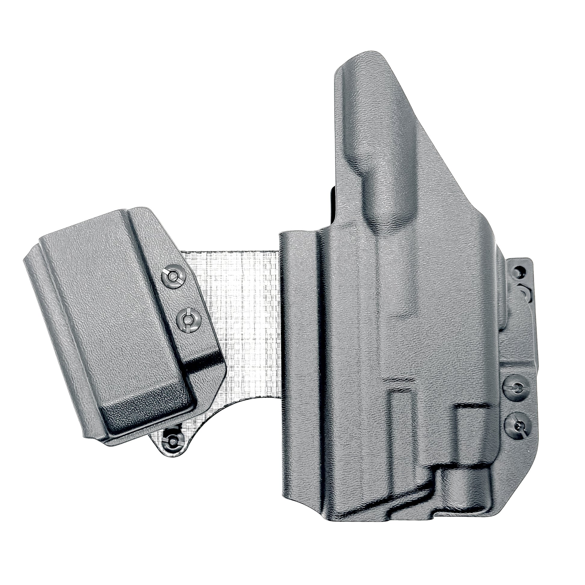The 4Bros Holsters Smith & Wesson Dadbod Appendix Rig offers comfort, secure retention, and better concealment for bigger guys who carry pistols appendix. Made in the USA