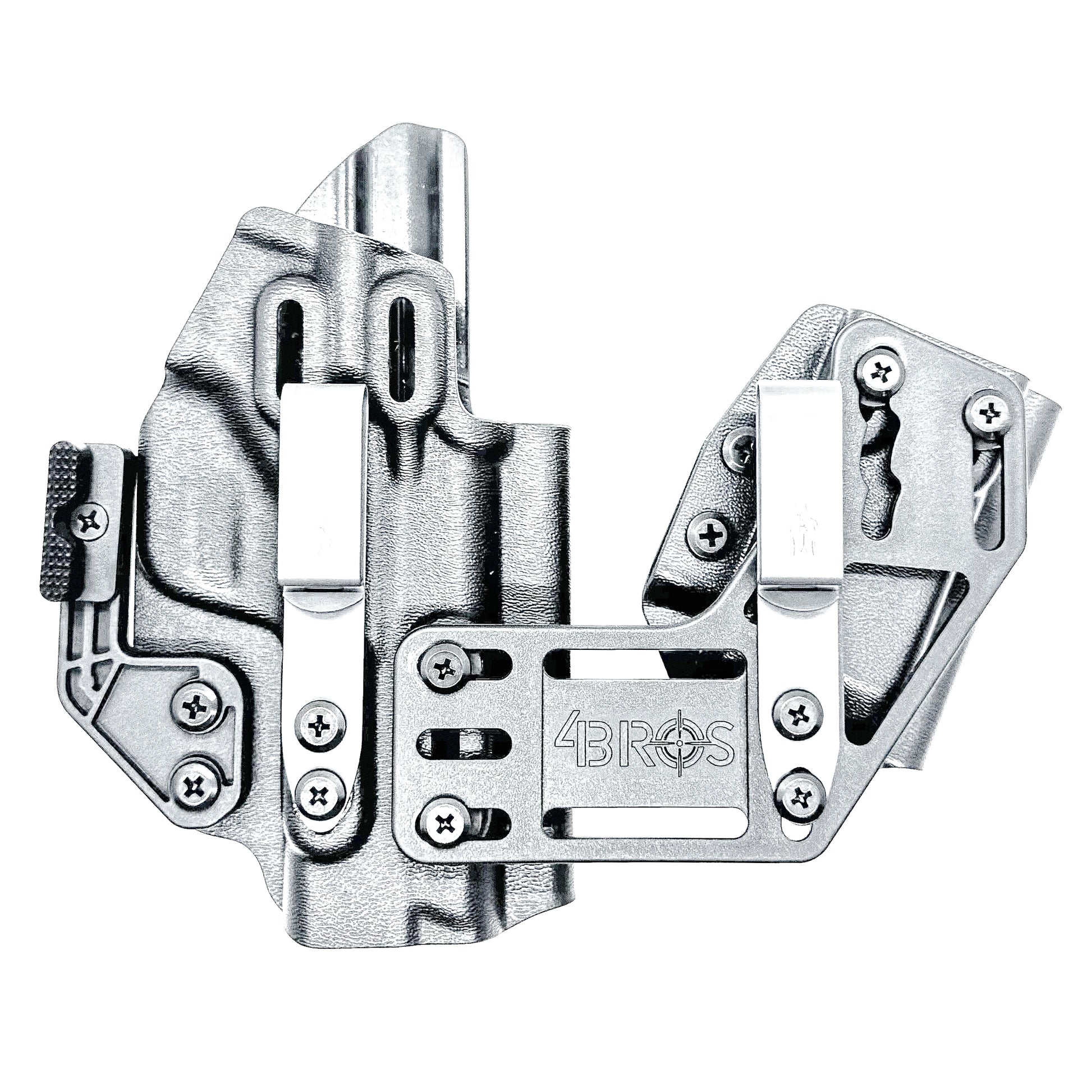 4BROS Smith & Wesson M&P 10MM M2.0 RaceCar Appendix Rig combines comfortable Inside Waistband carry with an adjustable IWB appendix holster for concealed carry.