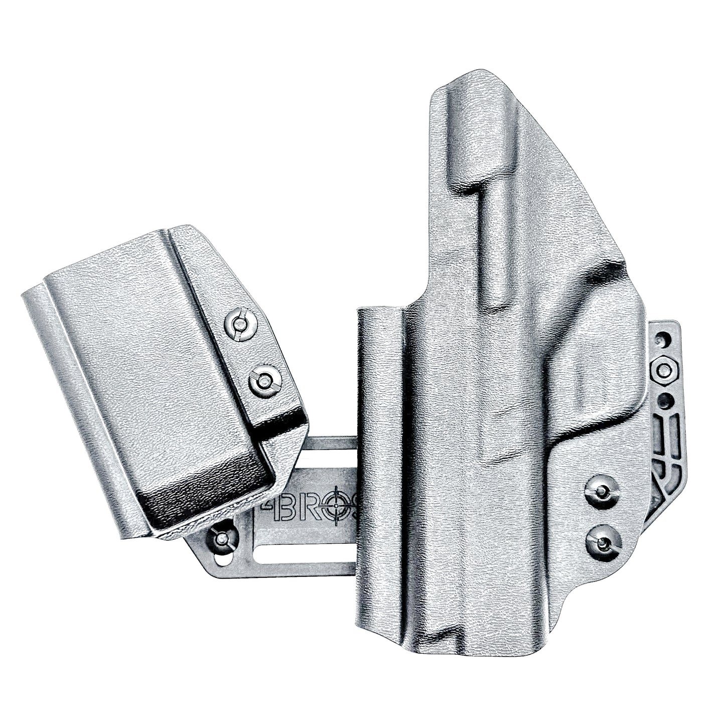4BROS Smith & Wesson M&P 10MM M2.0 RaceCar Appendix Rig combines comfortable Inside Waistband carry with an adjustable IWB appendix holster for concealed carry.