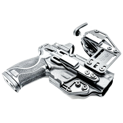 4BROS Smith & Wesson M&P 10MM M2.0 RaceCar Appendix Rig combines comfortable Inside Waistband carry with an adjustable IWB appendix holster for concealed carry.