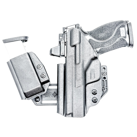 4BROS Smith & Wesson M&P 10MM M2.0 RaceCar Appendix Rig combines comfortable Inside Waistband carry with an adjustable IWB appendix holster for concealed carry.