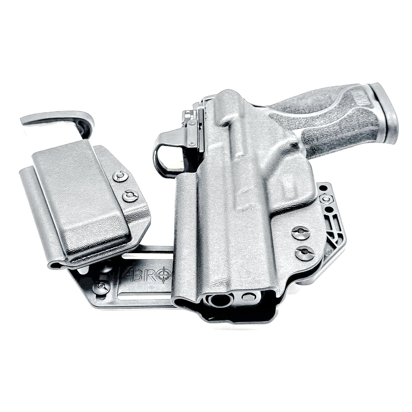 4BROS Smith & Wesson M&P 10MM M2.0 RaceCar Appendix Rig combines comfortable Inside Waistband carry with an adjustable IWB appendix holster for concealed carry.