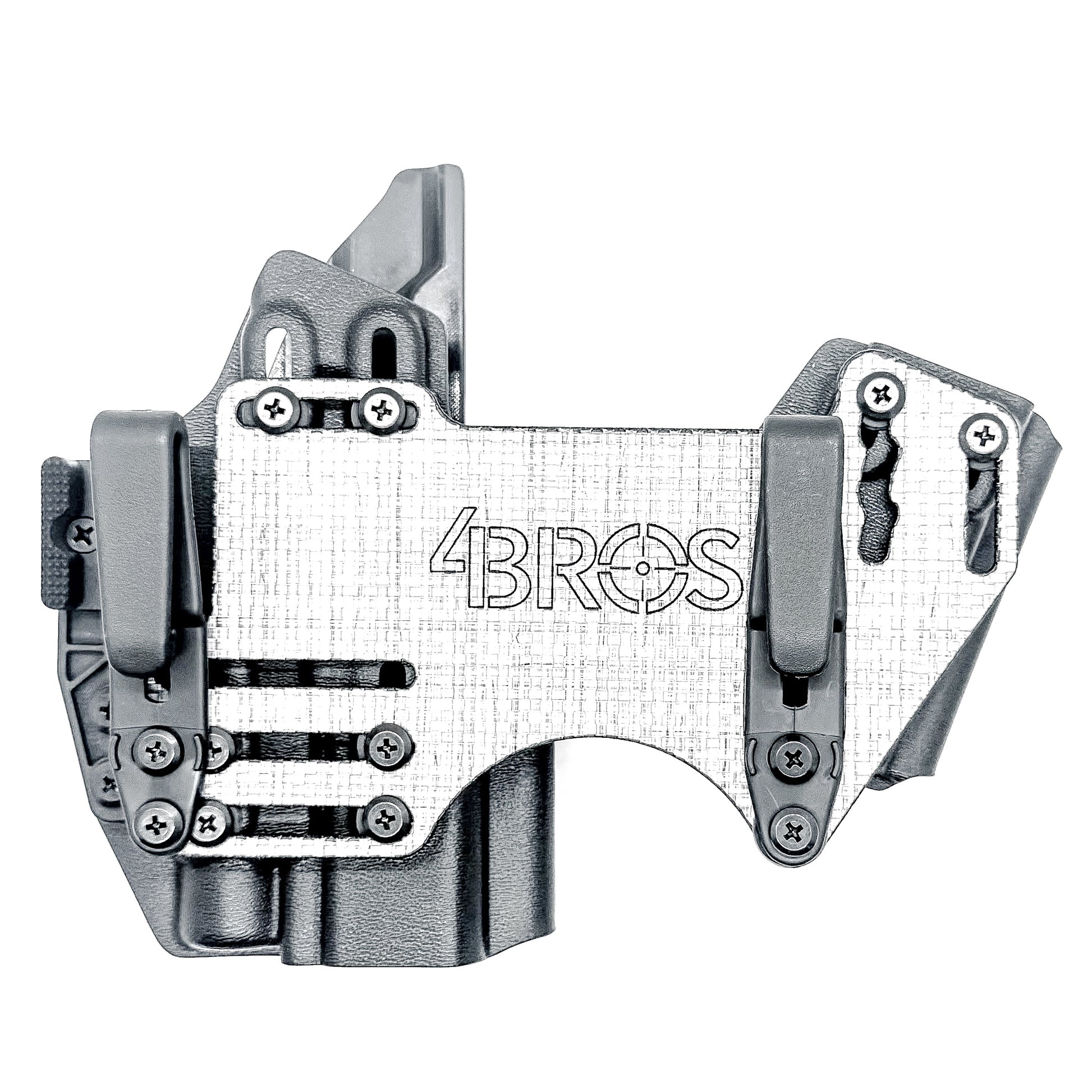 The 4Bros Holsters Springfield Armory Dadbod Appendix Rig offers comfort, secure retention, and better concealment for bigger guys who carry pistols appendix. Made in the USA