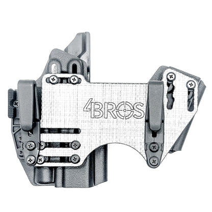 The 4Bros Holsters Springfield Armory Dadbod Appendix Rig offers comfort, secure retention, and better concealment for bigger guys who carry pistols appendix. Made in the USA