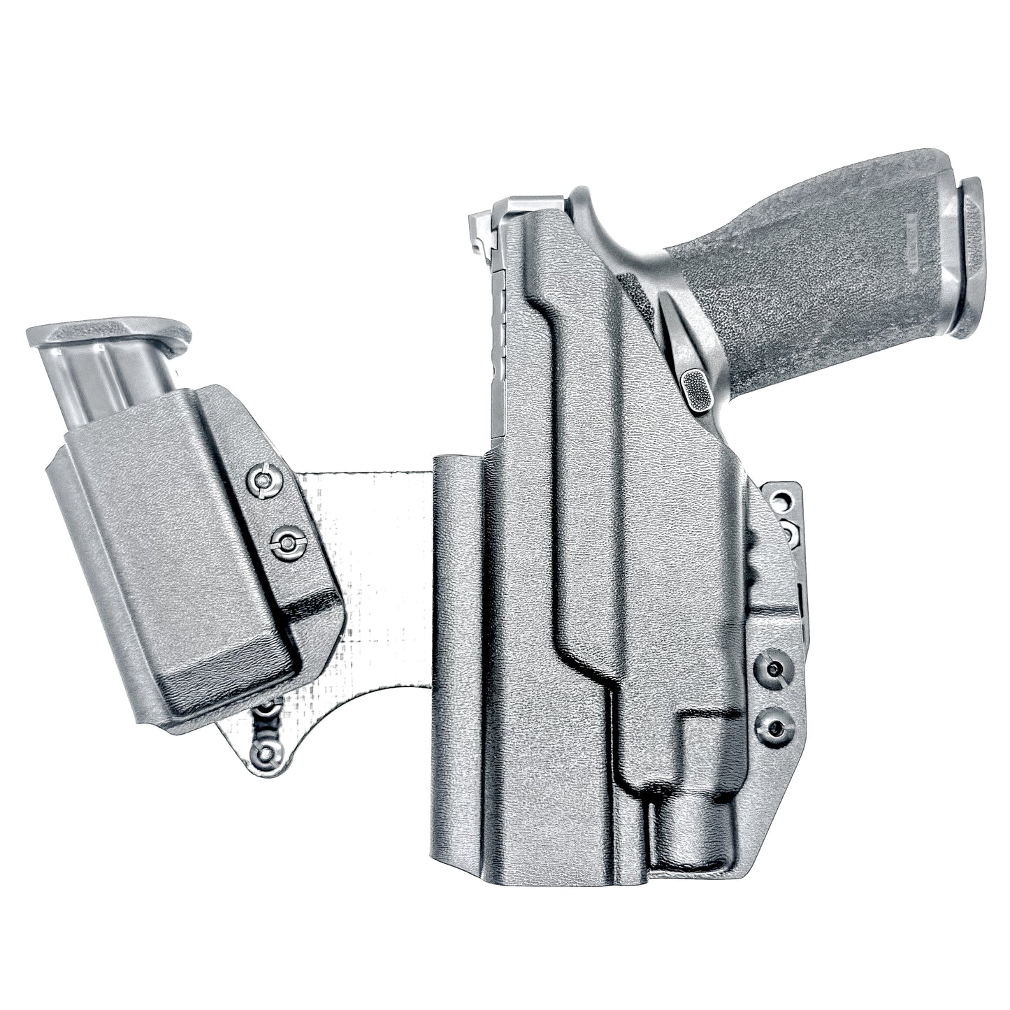The 4Bros Holsters Springfield Armory Dadbod Appendix Rig offers comfort, secure retention, and better concealment for bigger guys who carry pistols appendix. Made in the USA