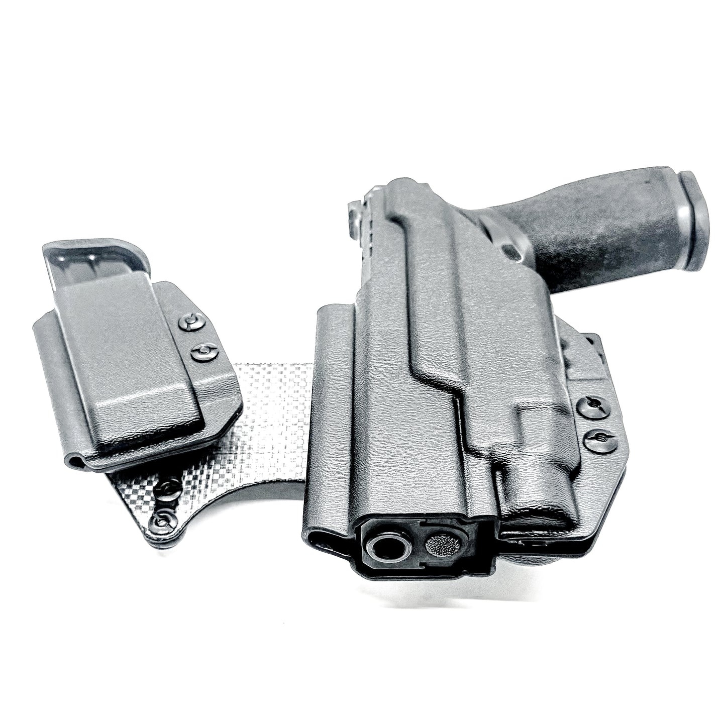 The 4Bros Holsters Springfield Armory Dadbod Appendix Rig offers comfort, secure retention, and better concealment for bigger guys who carry pistols appendix. Made in the USA