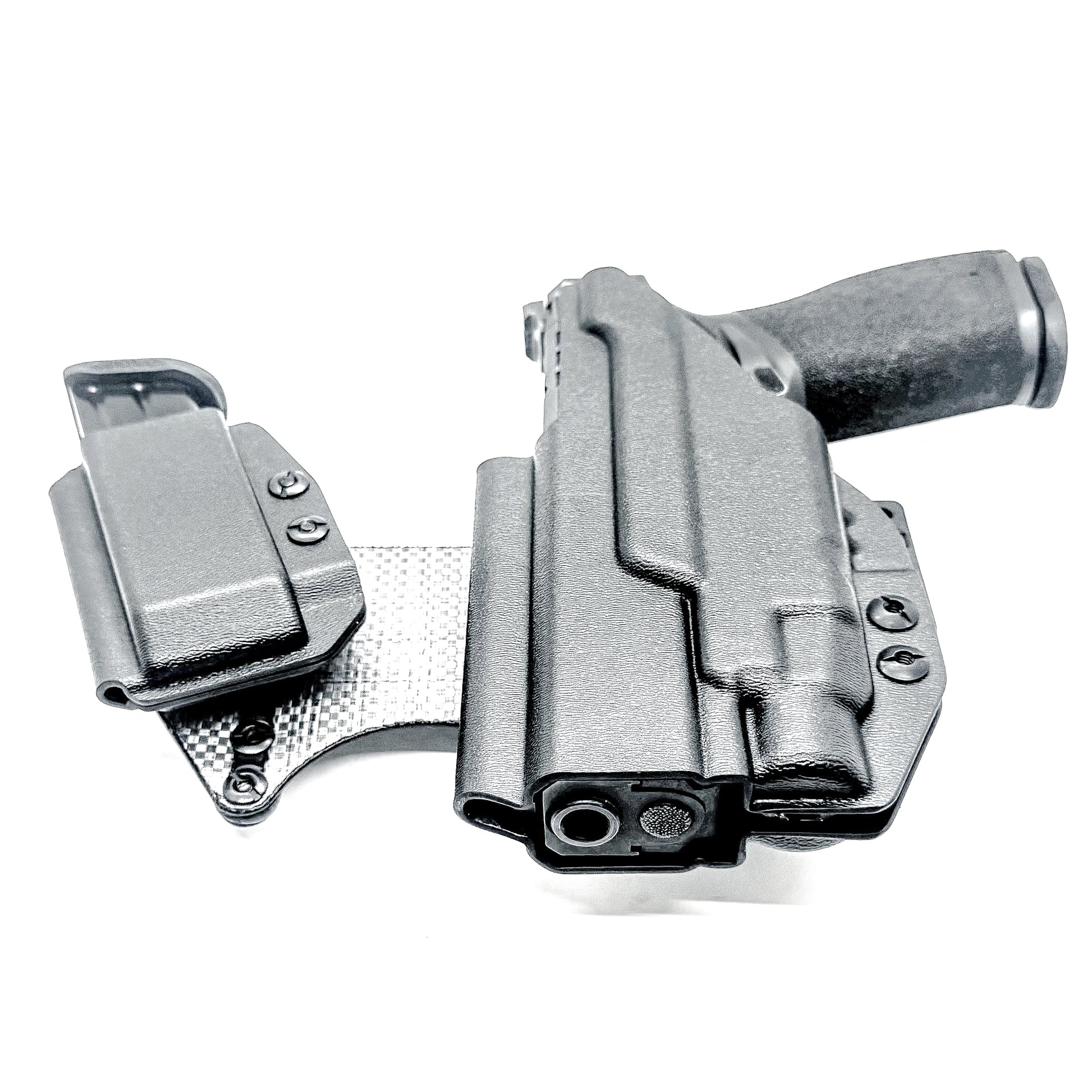 The 4Bros Holsters Springfield Armory Dadbod Appendix Rig offers comfort, secure retention, and better concealment for bigger guys who carry pistols appendix. Made in the USA