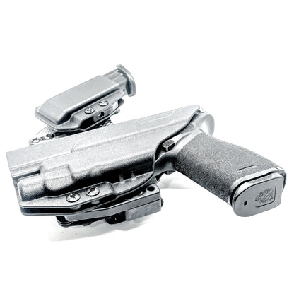 The 4Bros Holsters Springfield Armory Dadbod Appendix Rig offers comfort, secure retention, and better concealment for bigger guys who carry pistols appendix. Made in the USA