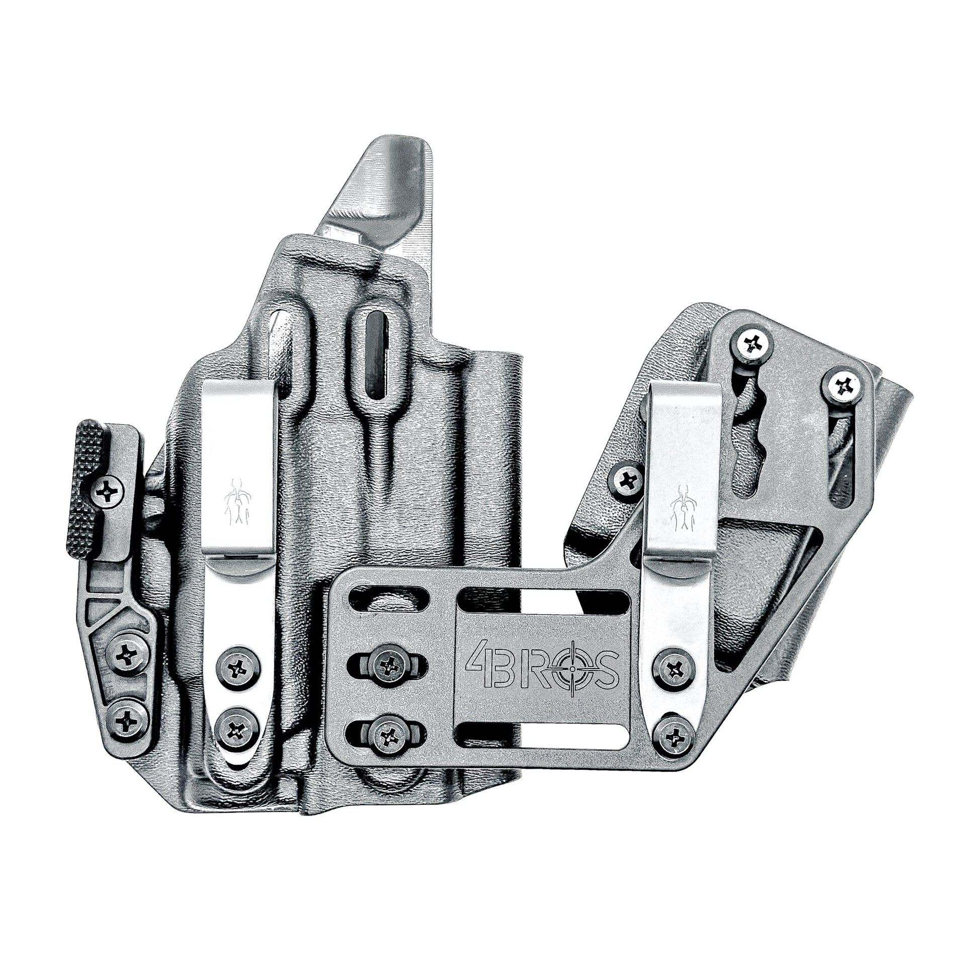 4BROS Springfield Armory Hellcat Pro RaceCar Appendix Rig IWB appendix holster with sidecar magazine carrier
