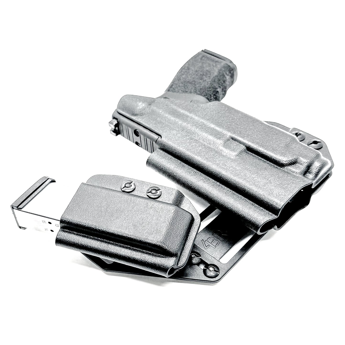 4BROS Springfield Armory Hellcat Pro RaceCar Appendix Rig IWB appendix holster with sidecar magazine carrier