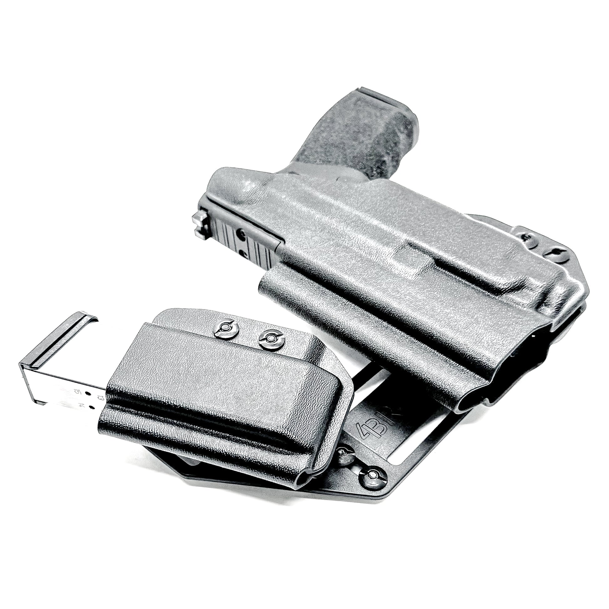 4BROS Springfield Armory Hellcat Pro RaceCar Appendix Rig IWB appendix holster with sidecar magazine carrier