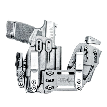 4BROS Springfield Armory Hellcat RaceCar Appendix Rig combines comfortable Inside Waistband carry with an adjustable IWB appendix holster design