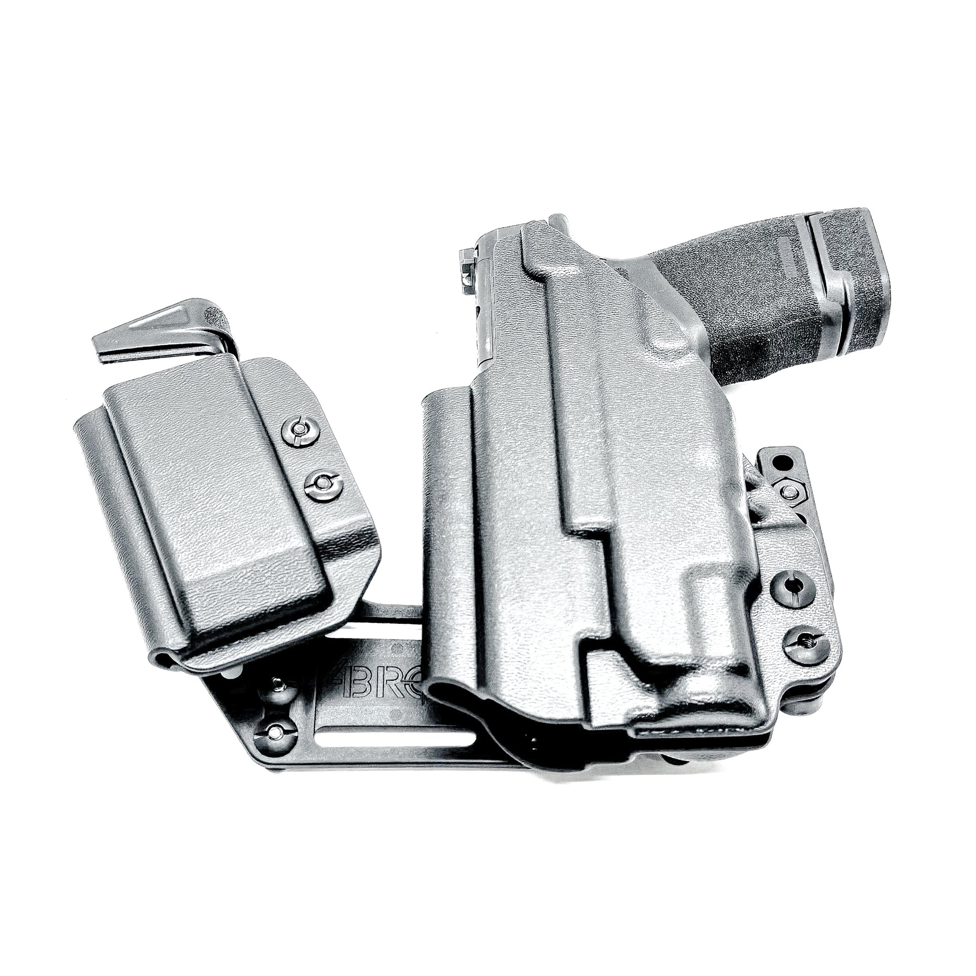 4BROS Springfield Armory Hellcat RaceCar Appendix Rig combines comfortable Inside Waistband carry with an adjustable IWB appendix holster design
