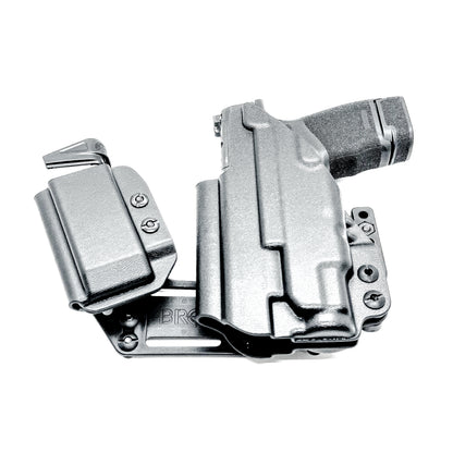 4BROS Springfield Armory Hellcat RaceCar Appendix Rig combines comfortable Inside Waistband carry with an adjustable IWB appendix holster design