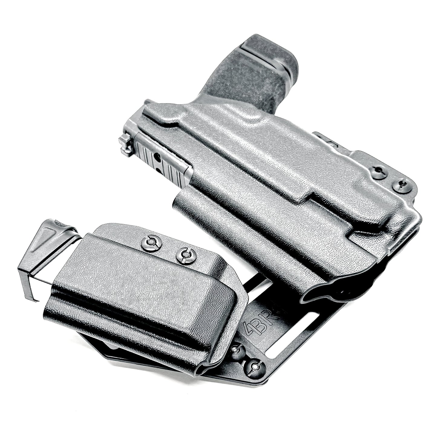 4BROS Springfield Armory Hellcat RaceCar Appendix Rig combines comfortable Inside Waistband carry with an adjustable IWB appendix holster design