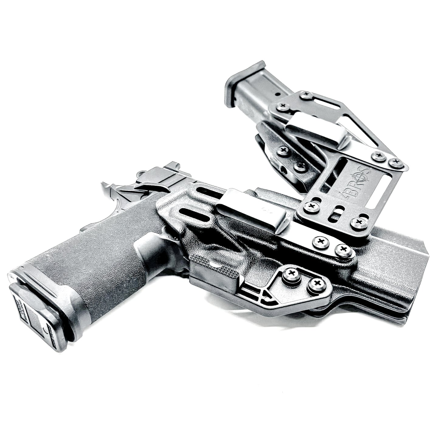 4BROS Springfield Armory Prodigy RaceCar Appendix Rig combines comfortable Inside Waistband carry with an adjustable IWB appendix holster design.