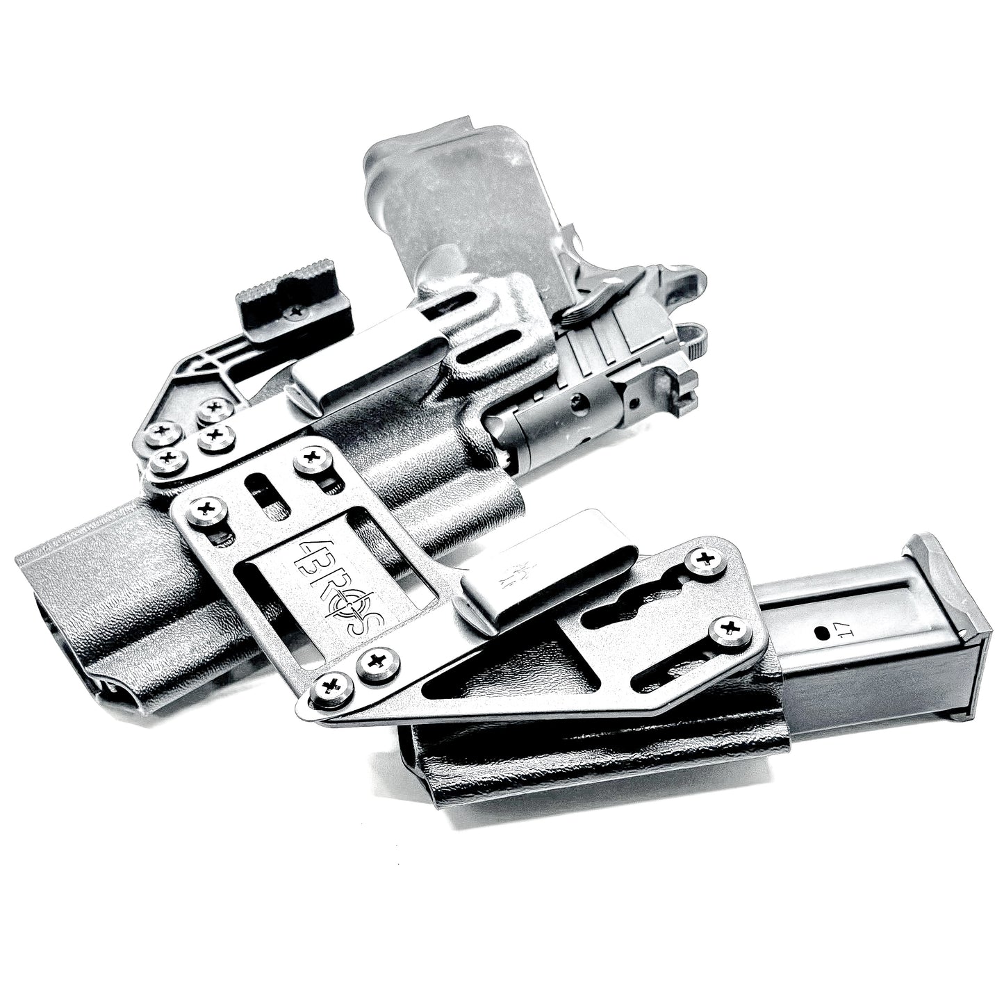 4BROS Springfield Armory Prodigy RaceCar Appendix Rig combines comfortable Inside Waistband carry with an adjustable IWB appendix holster design.