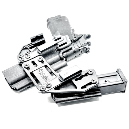 4BROS Springfield Armory Prodigy RaceCar Appendix Rig combines comfortable Inside Waistband carry with an adjustable IWB appendix holster design.
