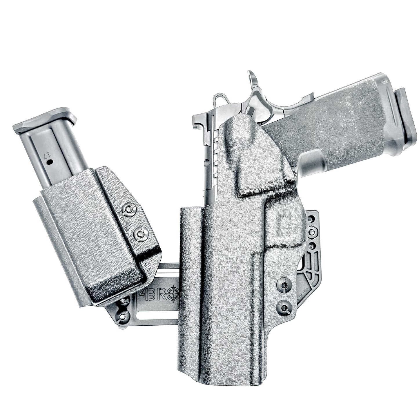 4BROS Springfield Armory Prodigy RaceCar Appendix Rig combines comfortable Inside Waistband carry with an adjustable IWB appendix holster design.