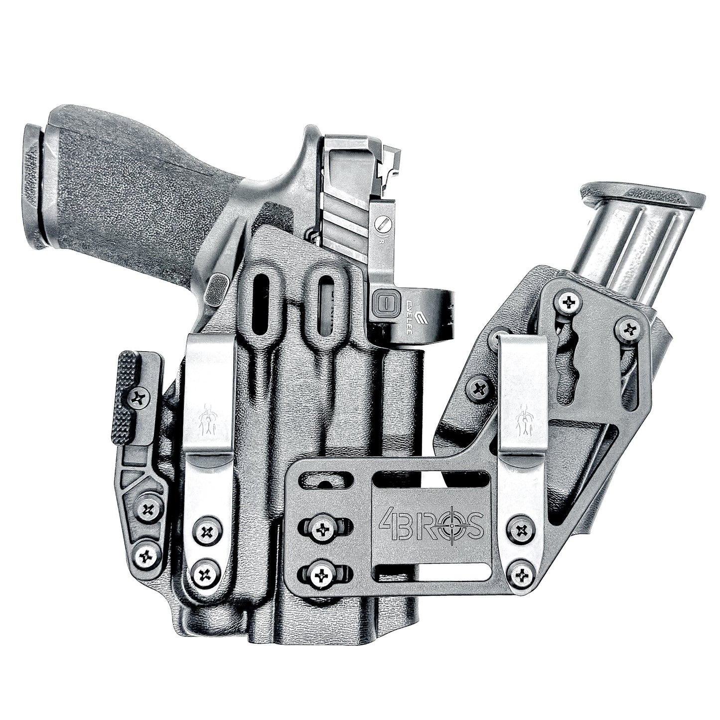 4BROS Springfield Armory RaceCar Appendix Rig IWB appendix holster with sidecar magazine carrier